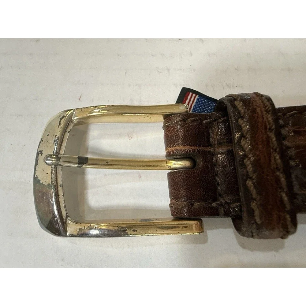 Brighton Classics Gator Leather Unisex‎ Belt M21538 Authentic SIZE 40